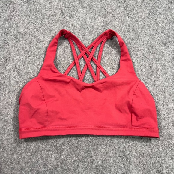 lululemon athletica Other - Lululemon Athletica Persian Red Free To Be Serene Sports Bra Women's Size 10